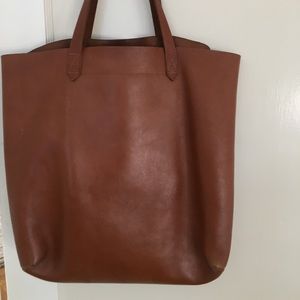 Madewell leather tote in Brown